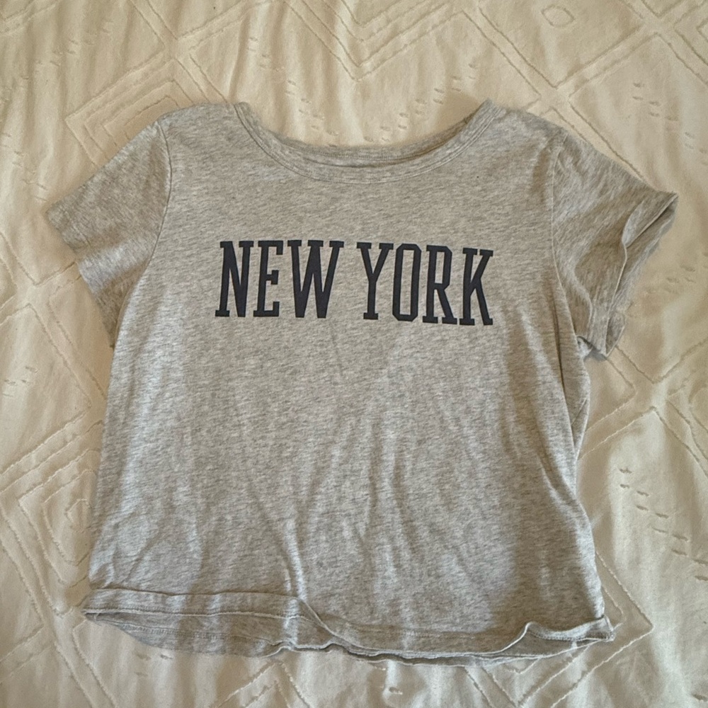 Hollister Gray New York Graphic Tee
